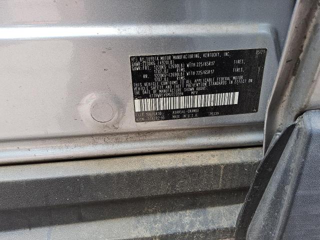 4T3RWRFV6MU020994 - 2021 TOYOTA RAV4 XLE SILVER photo 13