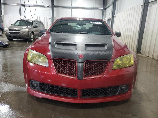 6G2ER57709L238526 - 2009 PONTIAC G8 MAROON photo 5