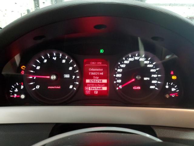6G2ER57709L238526 - 2009 PONTIAC G8 MAROON photo 9