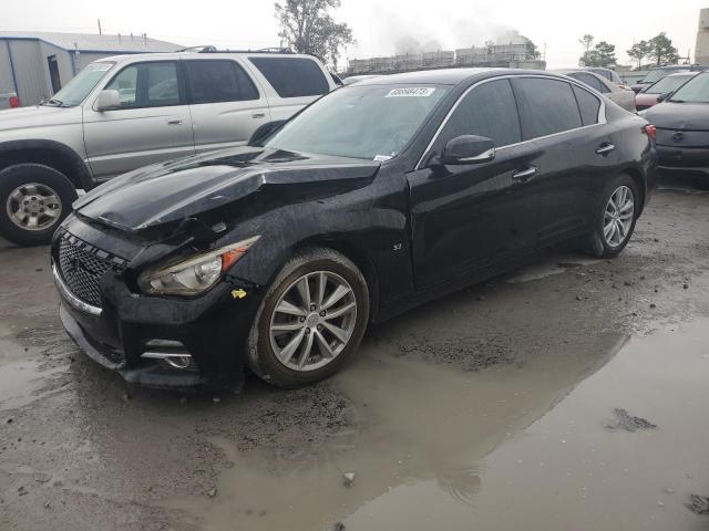 JN1BV7AP0EM691757 - 2014 INFINITI Q50 BASE BLACK photo 1