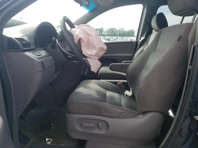 5FNRL3H45AB061953 - 2010 HONDA ODYSSEY EX BLUE photo 7