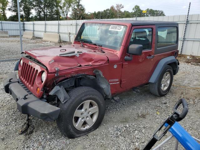 1C4AJWAG8CL252730 - 2012 JEEP WRANGLER SPORT RED photo 1