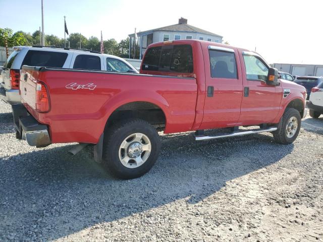 1FTSW21549EA36349 - 2010 FORD F-250 SUPER DUTY RED photo 3
