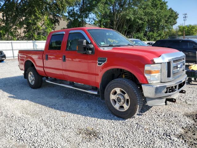 1FTSW21549EA36349 - 2010 FORD F-250 SUPER DUTY RED photo 4