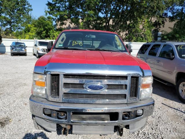 1FTSW21549EA36349 - 2010 FORD F-250 SUPER DUTY RED photo 5