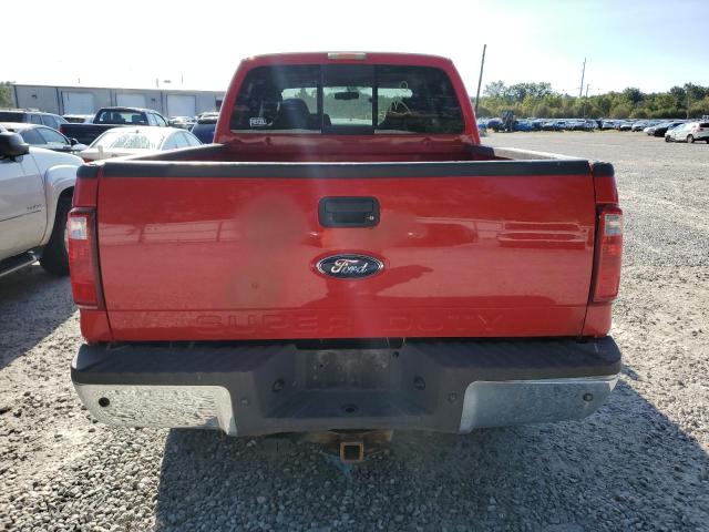 1FTSW21549EA36349 - 2010 FORD F-250 SUPER DUTY RED photo 6