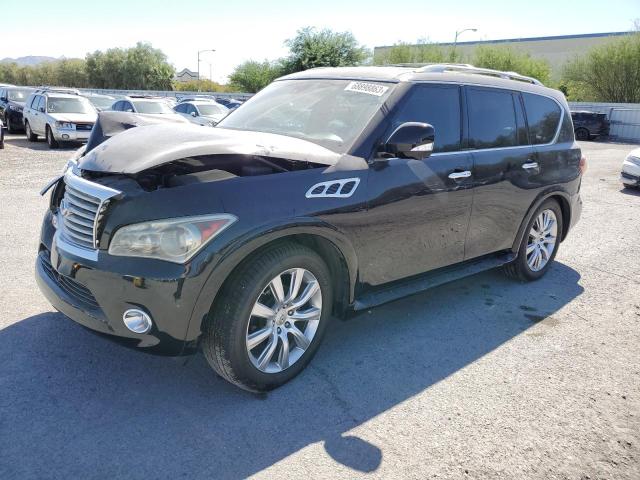 JN8AZ2ND5B9700844 - 2011 INFINITI QX56 BLACK photo 1