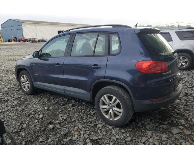 WVGBV7AX1GW600334 - 2016 VOLKSWAGEN TIGUAN S BLUE photo 2