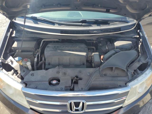 5FNRL5H44DB004546 - 2013 HONDA ODYSSEY EX GRAY photo 12