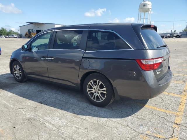 5FNRL5H44DB004546 - 2013 HONDA ODYSSEY EX GRAY photo 2