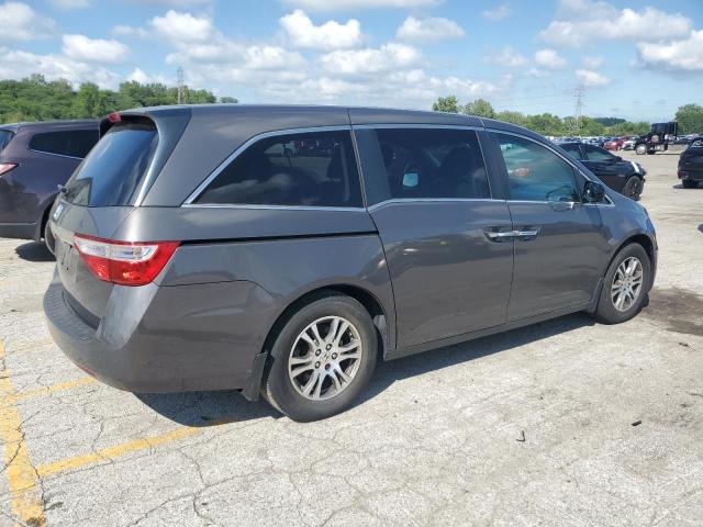 5FNRL5H44DB004546 - 2013 HONDA ODYSSEY EX GRAY photo 3