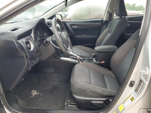 5YFBURHE2HP643422 - 2017 TOYOTA COROLLA L SILVER photo 7