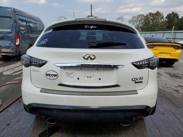 JN8CS1MW0HM415372 - 2017 INFINITI QX70 WHITE photo 6