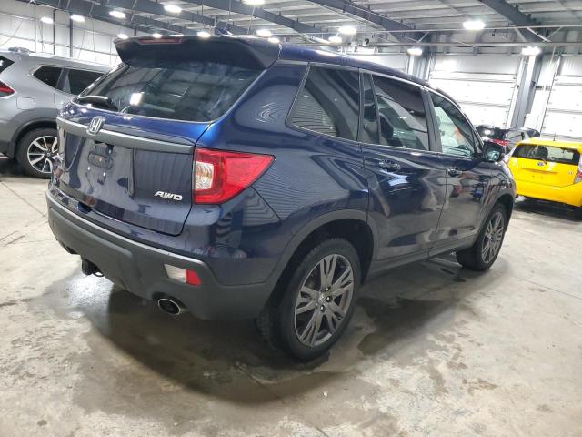 5FNYF8H56MB037058 - 2021 HONDA PASSPORT EXL Azul foto 3