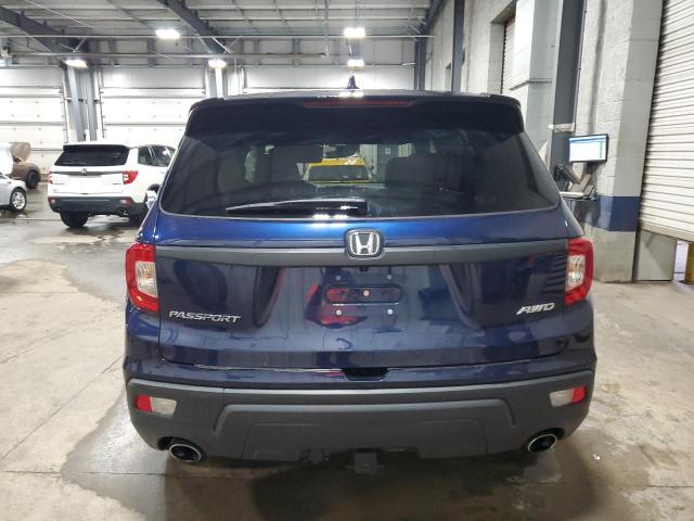 5FNYF8H56MB037058 - 2021 HONDA PASSPORT EXL Azul foto 6