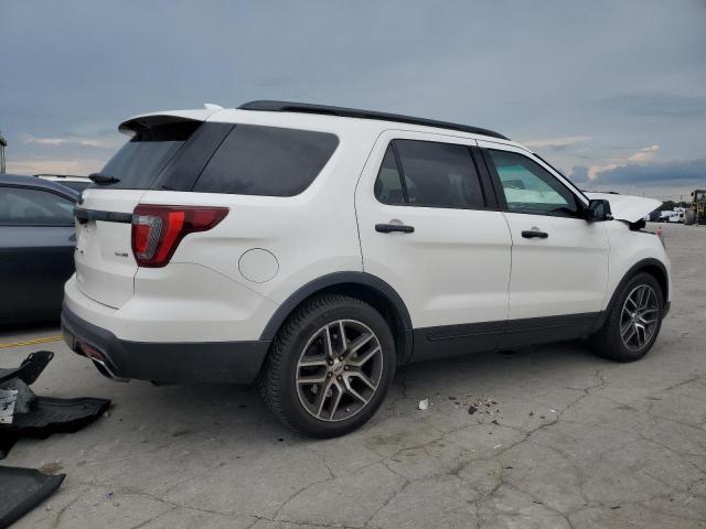 1FM5K8GT0GGB14785 - 2016 FORD EXPLORER SPORT WHITE photo 3