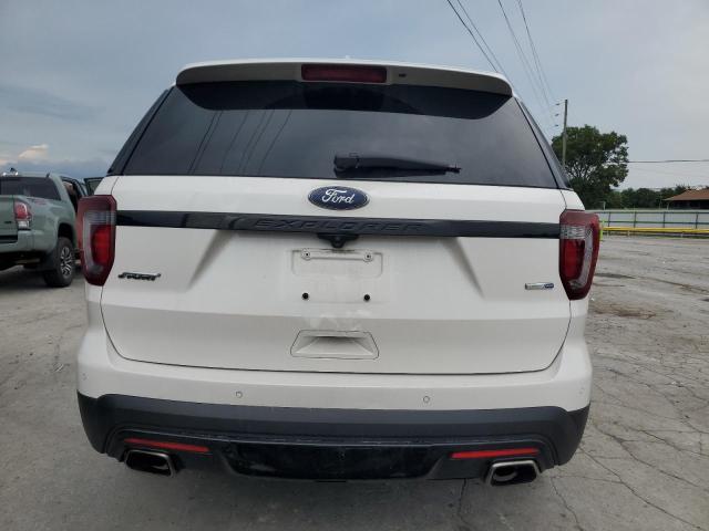 1FM5K8GT0GGB14785 - 2016 FORD EXPLORER SPORT WHITE photo 6