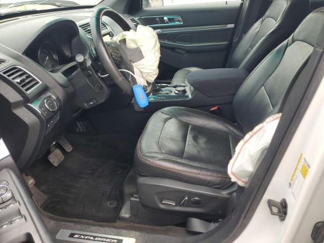 1FM5K8GT0GGB14785 - 2016 FORD EXPLORER SPORT WHITE photo 7