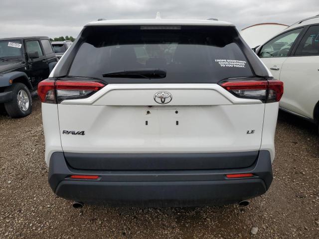 JTMH1RFV3KD006586 - 2019 TOYOTA RAV4 LE WHITE photo 6