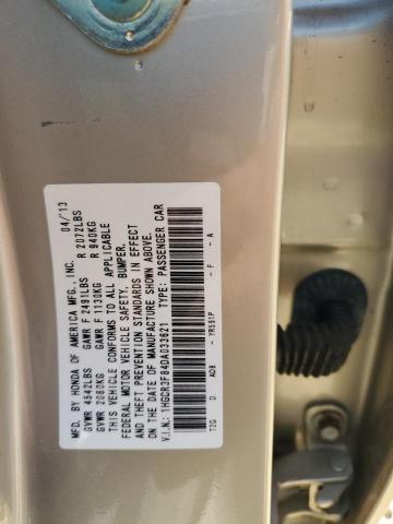 1HGCR3F84DA033621 - 2013 HONDA ACCORD EXL GOLD photo 12