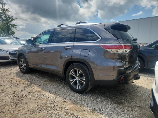 5TDJKRFH1GS349868 - 2016 TOYOTA HIGHLANDER XLE SILVER photo 2