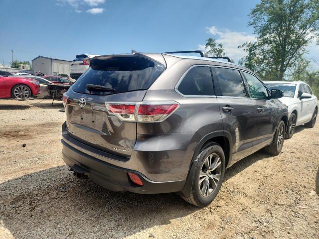 5TDJKRFH1GS349868 - 2016 TOYOTA HIGHLANDER XLE SILVER photo 3