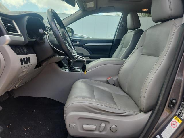 5TDJKRFH1GS349868 - 2016 TOYOTA HIGHLANDER XLE SILVER photo 7