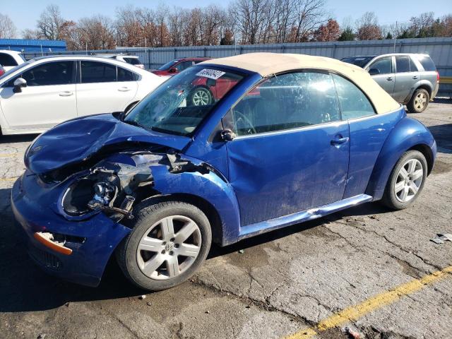 3VWPF31Y97M416037 - 2007 VOLKSWAGEN NEW BEETLE CONVERTIBLE BLUE photo 1