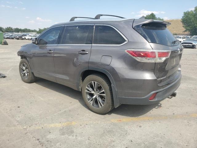 5TDJKRFH1GS253058 - 2016 TOYOTA HIGHLANDER XLE Boz foto 2