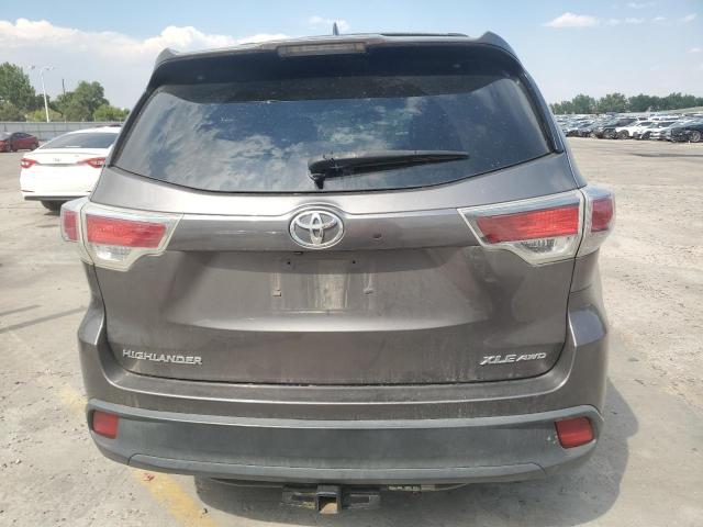 5TDJKRFH1GS253058 - 2016 TOYOTA HIGHLANDER XLE Boz foto 6