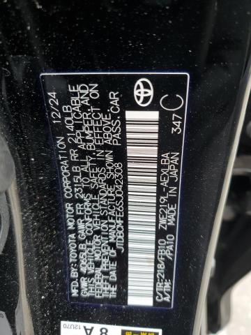 JTDBCMFE6SJ042308 - 2025 TOYOTA COROLLA LE أسود صورة 13