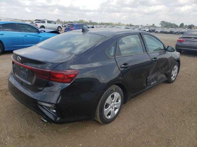 3KPF24AD0LE143555 - 2020 KIA FORTE FE BLACK photo 3