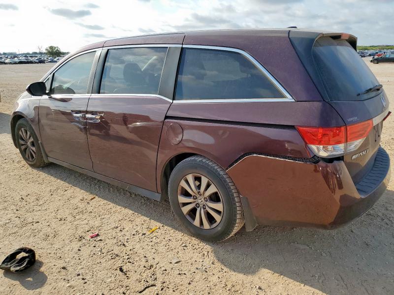5FNRL5H69EB062588 - 2014 HONDA ODYSSEY EXL 勃艮第红 照片 2
