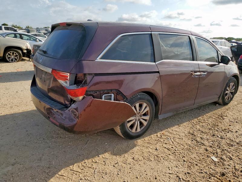 5FNRL5H69EB062588 - 2014 HONDA ODYSSEY EXL 勃艮第红 照片 3