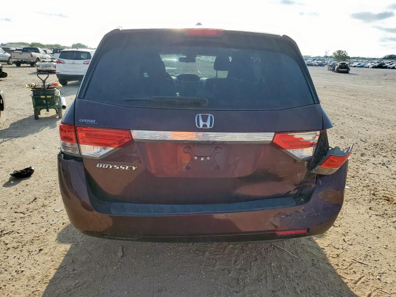 5FNRL5H69EB062588 - 2014 HONDA ODYSSEY EXL 勃艮第红 照片 6