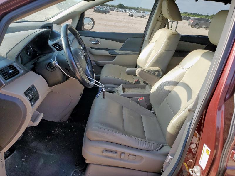 5FNRL5H69EB062588 - 2014 HONDA ODYSSEY EXL 勃艮第红 照片 7