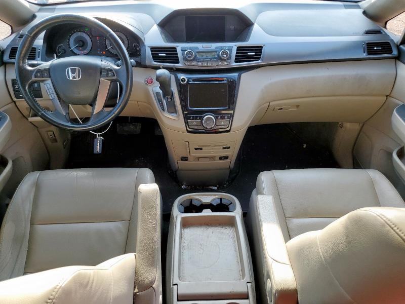 5FNRL5H69EB062588 - 2014 HONDA ODYSSEY EXL 勃艮第红 照片 8