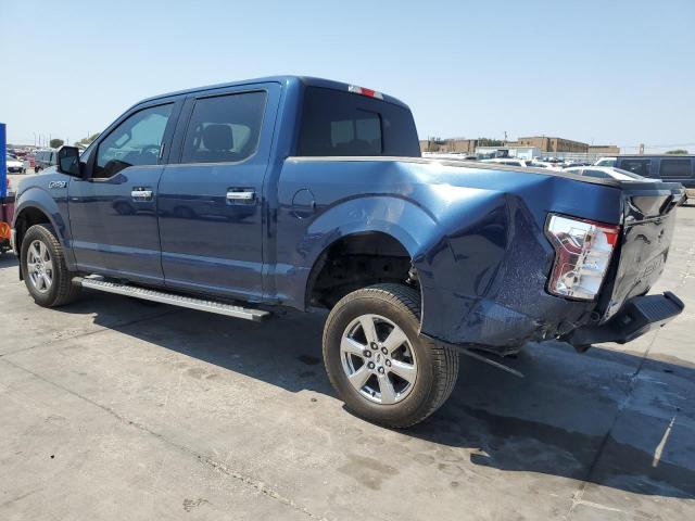 1FTEW1CP4KKC97008 - 2019 FORD F150 SUPERCREW BLUE photo 2