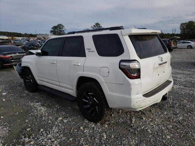 JTEAU5JR0N5255112 - 2022 TOYOTA 4RUNNER TRD SPORT WHITE photo 2