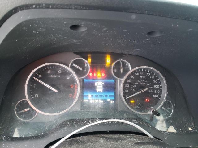 5TFUY5F12HX635022 - 2017 TOYOTA TUNDRA DOUBLE CAB SR/SR5 SILVER photo 9