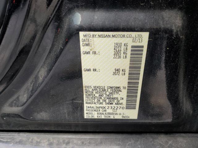 1N4AL3APXDC232270 - 2013 NISSAN ALTIMA 2.5 Қара фото 12