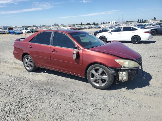 JTDBA30K850024725 - 2005 TOYOTA CAMRY SE Бордовый фото 4