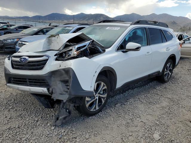 4S4BTANC3N3108638 - 2022 SUBARU OUTBACK LIMITED WHITE photo 1