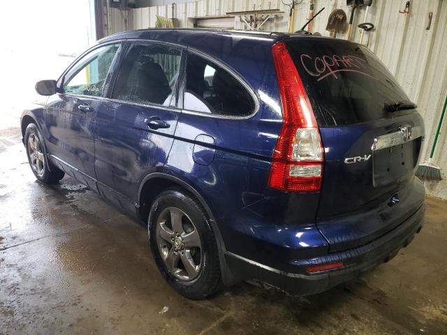 5J6RE4H78BL061786 - 2011 HONDA CR-V EXL BLUE photo 2