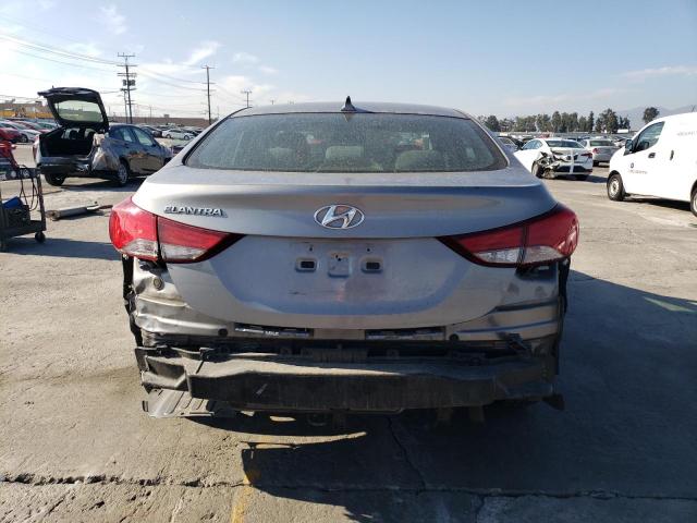 KMHDH4AE5FU223918 - 2015 HYUNDAI ELANTRA SE GRAY photo 6