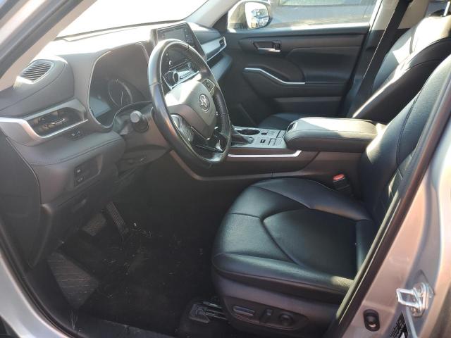 5TDGZRBH0MS529866 - 2021 TOYOTA HIGHLANDER XLE ვერცხლისფერი ფოტო 7