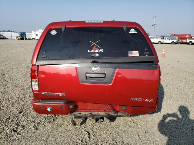 1N6AD0EVXDN734468 - 2013 NISSAN FRONTIER S BURGUNDY photo 6