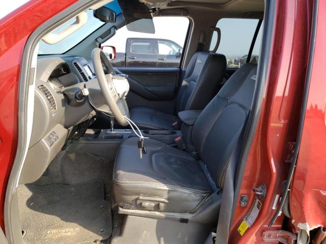 1N6AD0EVXDN734468 - 2013 NISSAN FRONTIER S BURGUNDY photo 7