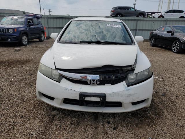1HGFA16509L009648 - 2009 HONDA CIVIC LX WHITE photo 5