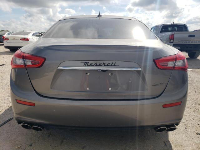 ZAM57XSA0E1082003 - 2014 MASERATI GHIBLI GRAY photo 6